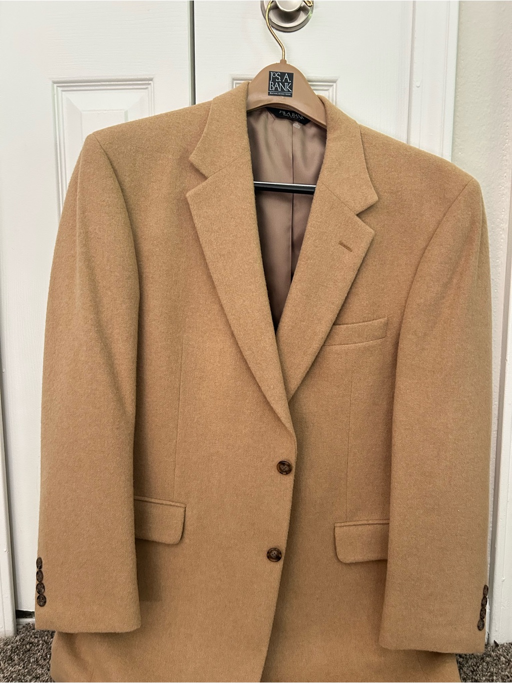 Jos. A. Bank Men's Camel/Tan Wool Sport Coat